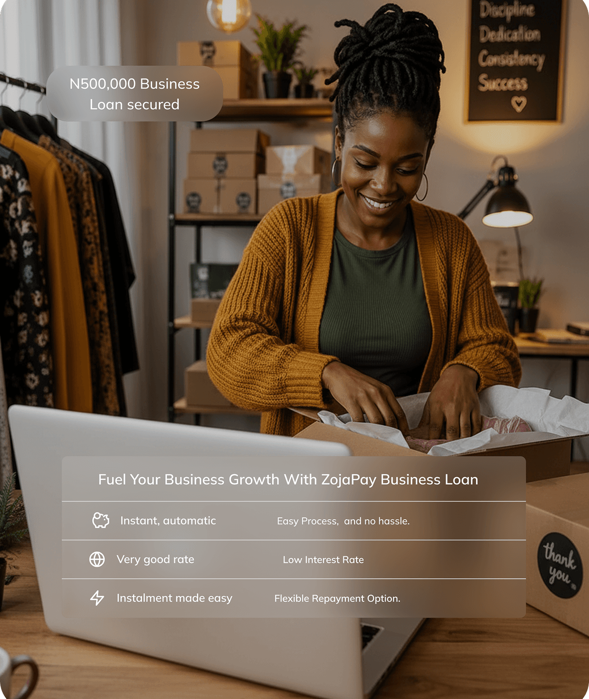 Zoja Business Loan